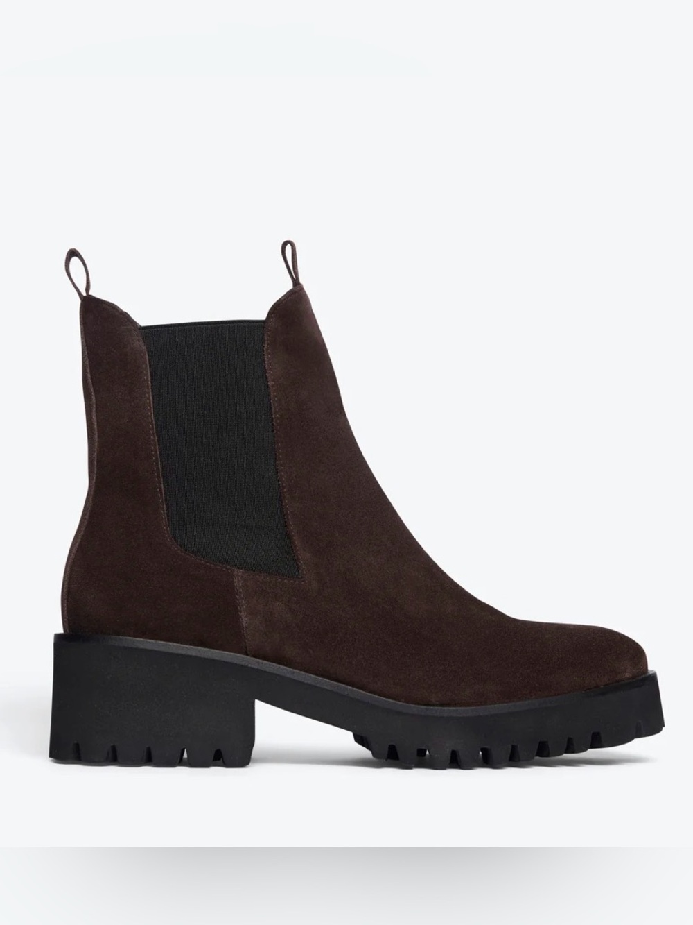 Freda Salvador Brooke Rain Resistant Boot in Chocolate/Espresso Suede NIB